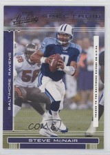 2006 Playoff Absolute Memorabilia Spectrum Black 83/100 Steve McNair #145 z8s