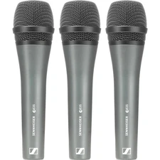 Sennheiser e835 Microphone, Pack of 3