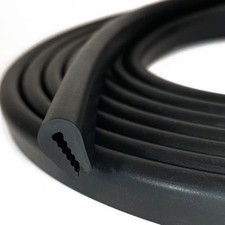 Rubber Edge Trim 13Feet, EPDM U Channel Edge Seal Strip, Fits Edge up to 1/16...
