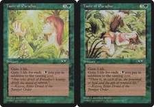TASTE OF PARADISE x4 mtg NM/NM-   Alliances 4 Common BOTH ART