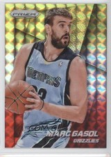 2014-15 Panini Prizm Yellow & Red Mosaic Prizm Marc Gasol #78 00ix