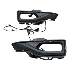 Nissan Leaf Front Bumper Fog Grille Pair 2018-2022 Genuine 622565SK0B 622575SK0B