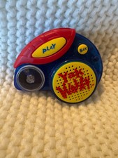 Yakbak 90s YakWaky Blue Tiger Electronics Voice Recorder Tested Works Rare Toy