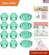 Elvie Breast Pump Transition: 8 Duckbill Valves 4 Seals - Easy Clean Silicone