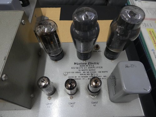 Western Electric KS-16575 L1 condensateurs tubulaires amplificateur de puissance excellent #01 - Photo 7/10
