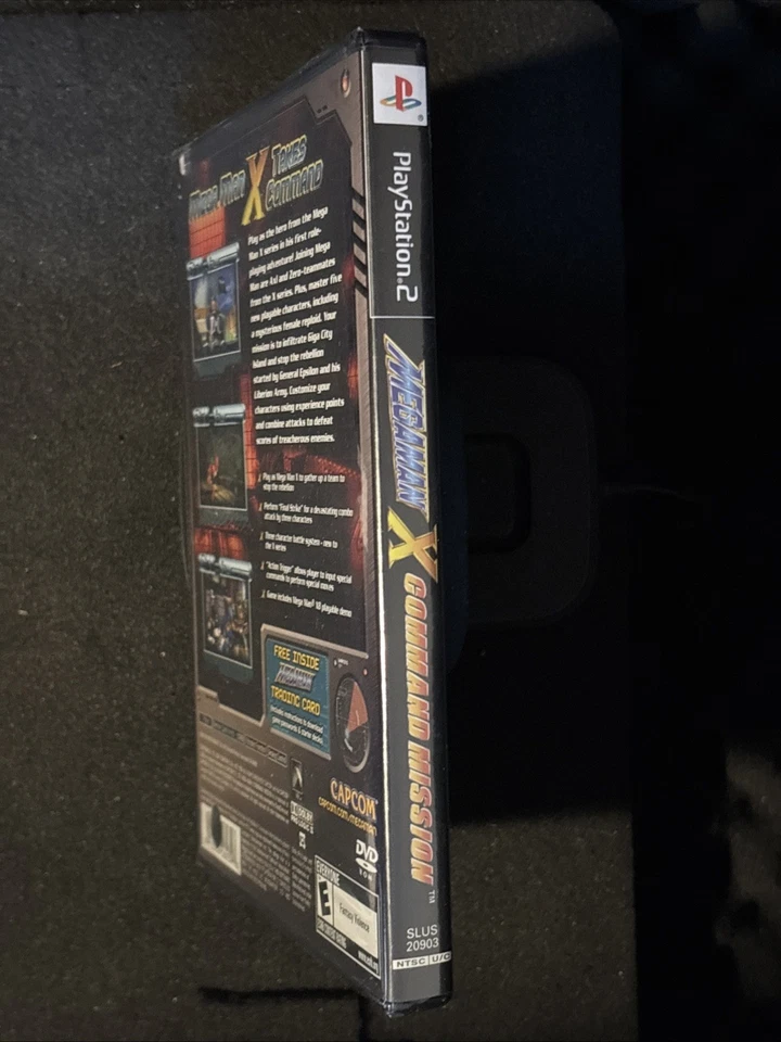 Mega Man X Command Mission (PlayStation 2) Brand New Pristine UPC Punch - Image 4 of 4
