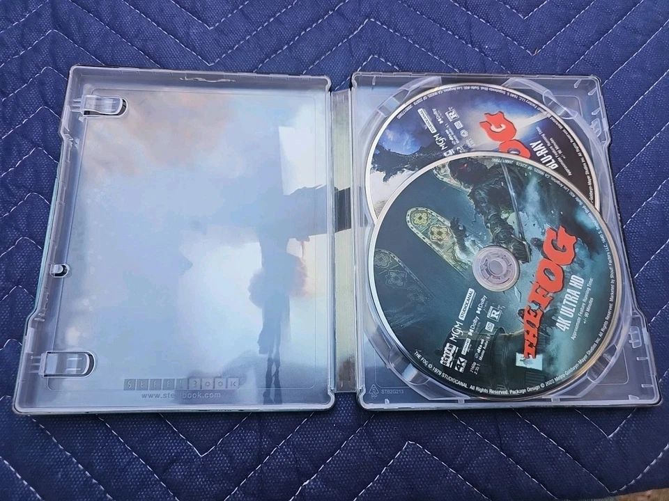 THE FOG Limited Edition 4K/UHD Blu Ray Steelbook+ 7” VINYL NEW Rare! Foto 4 de 4