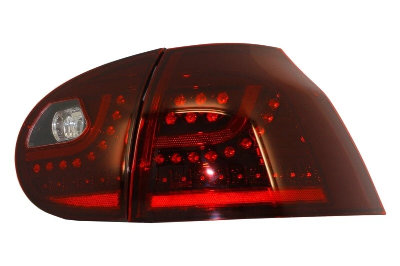 Luces traseras LED para VW Golf V 5 04-09 LHD rojo cereza estilo urbano - Imagen 3 de 4