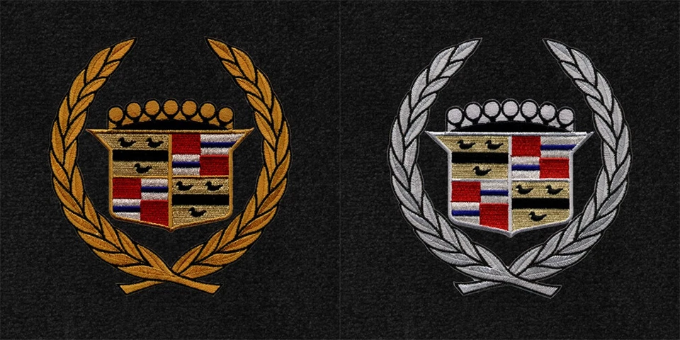 Новый! Напольные коврики 1986 - 1992 Cadillac Brougham с логотипом на всех 4 ковриках - Изображение 2 из 4