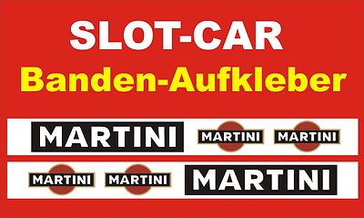 Slotcar LEITPLANKEN-Bande 4 Cm Hoch X 200 Cm Lang Für Carrera DIGITAL – Sponsoren-Aufkleber, Made In Germany