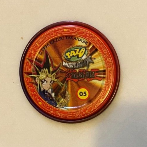 2004 YU-GI-OH! METALLIX TAZO: #5 DARK MAGICIAN