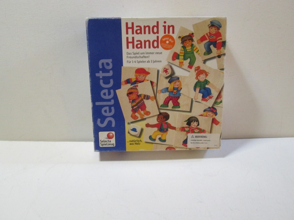 SELECTA SPIELZEUG HAND IN HAND 3536 GAME WOOD TILES MULTICULTURAL