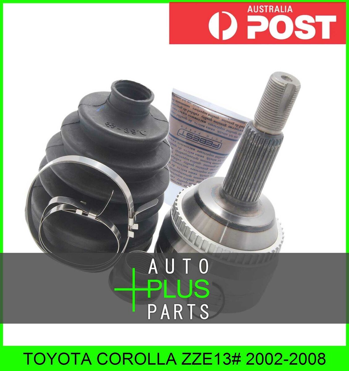 Fits TOYOTA COROLLA ZZE13# 2002-2008 - OUTER CV JOINT