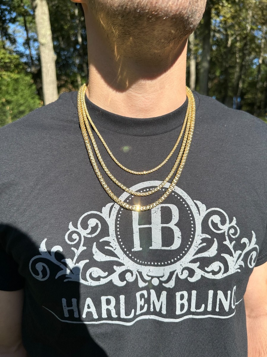 14k Gold Vermeil 925 Silver Diamond Cut Sparkle Ice Rope 14k Gold Vermeil 925 Silver Diamond Cut Sparkle Ice Rope
