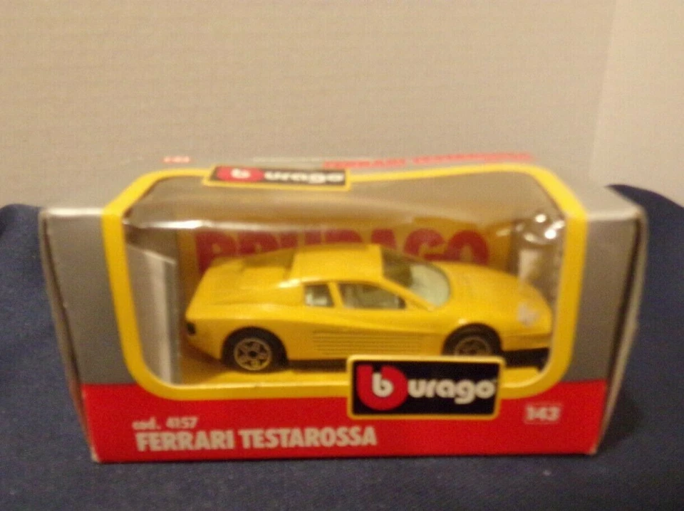 2 BBURAGO ESCALA 1/43 SEMINUEVOS FERRARI TESTAROSSA cod. 4104 Y 4157   Foto 2 de 4