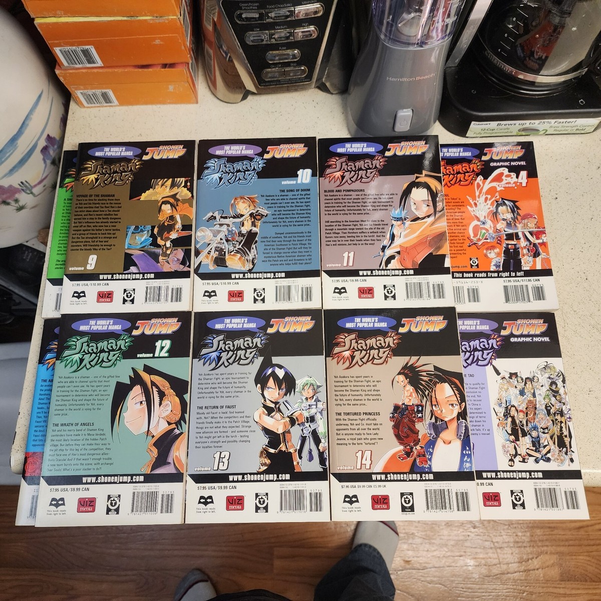 Shaman King Manga English Volumes 1-14 Viz Media Htf Oop 1st