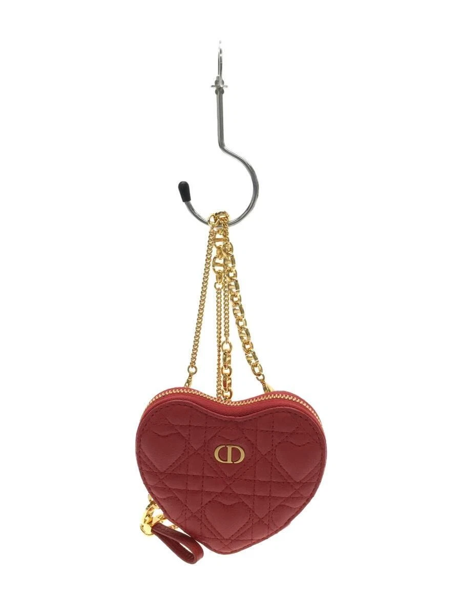 Pochette Christian Dior rouge uni occasion