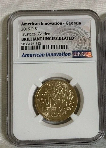 2019 P AMERICAN INNOVATION Georgia Trustee Garden NGC Brilliant Uncirculated