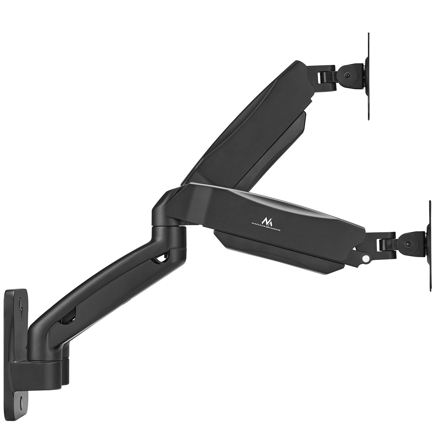 2-fach Monitor-Wandhalterung LCD Halter, Mechanische Feder, 17-32 Zoll, bis 9kg Ansicht 4