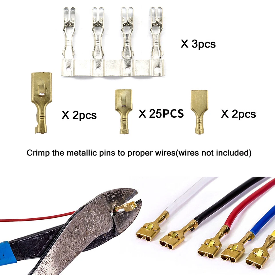 6-Way Blade Fuse Box Block Holder 6Pcs Relays 6 ATC/ATO Vehicle Car Marine M6O2 - Image 2 of 4