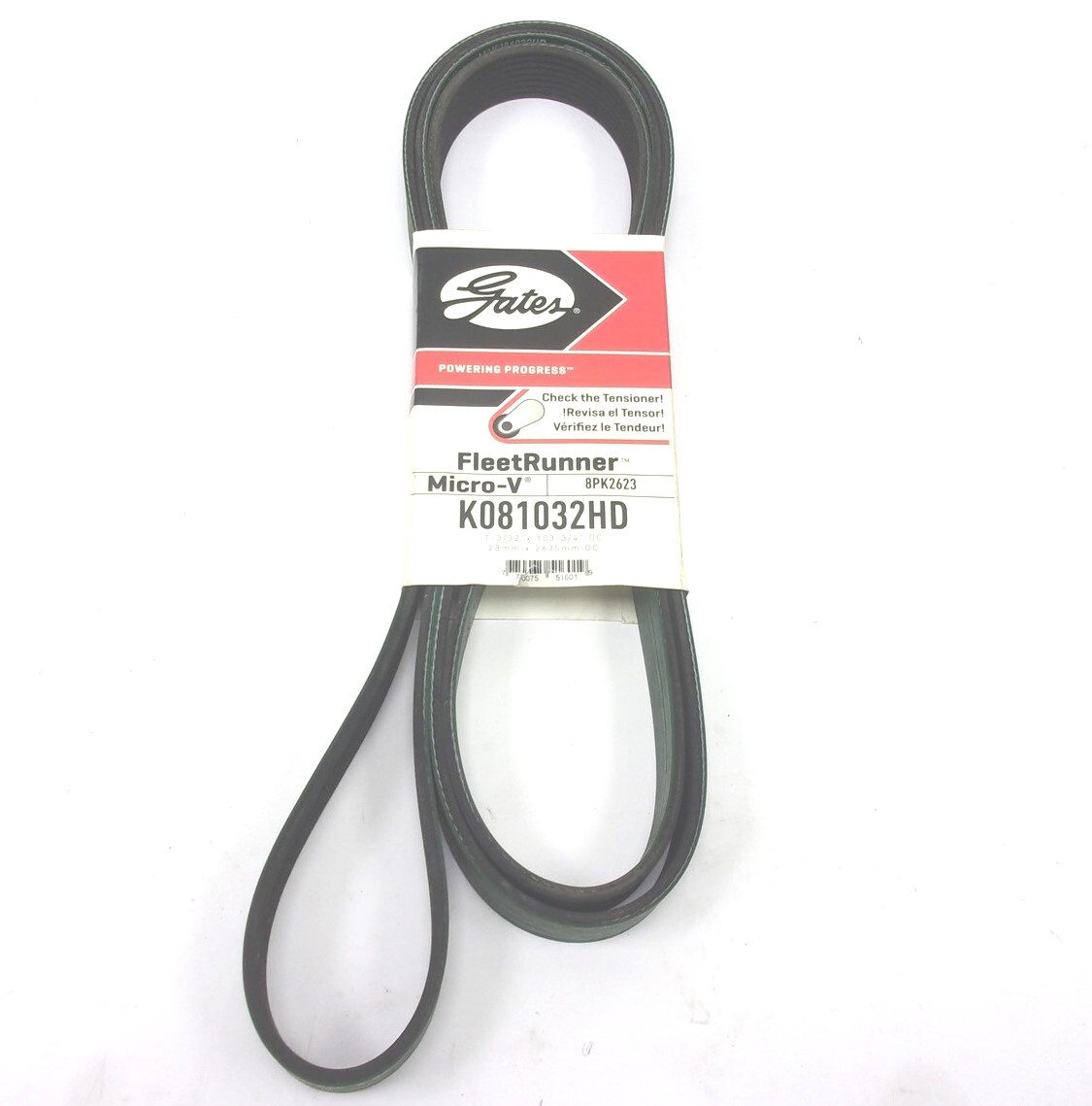 DT 3500様 白ひげ K081032HD NEW GATES SERPENTINE HEAVY DUTY MICRO-V BELT