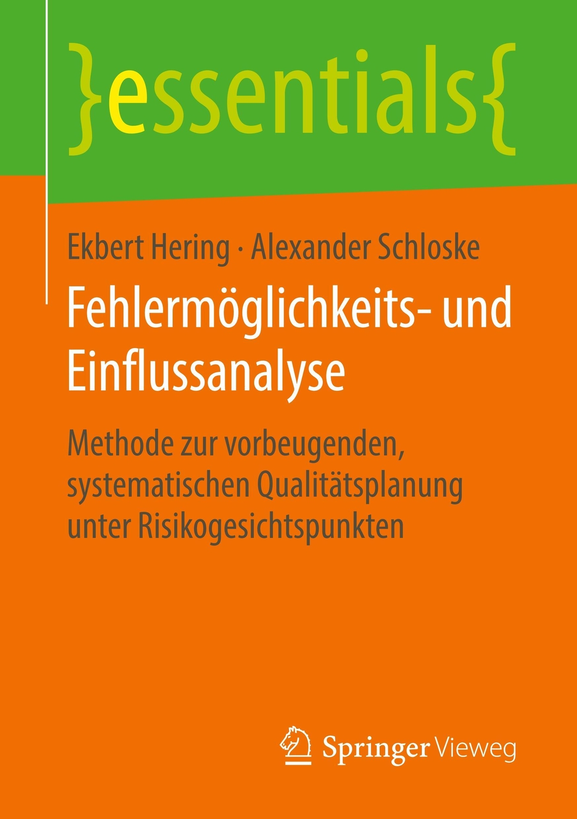 Fehlermöglichkeits- Und Einflussanalyse | Alexander Schloske (u. A.) |
