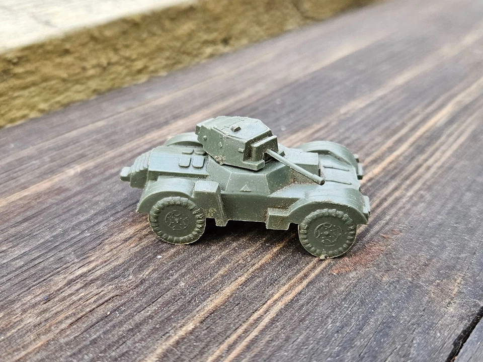 De colección MPC Mini Vehículo Militar Segunda Guerra Mundial Juguete de Plástico Gran Bretaña Recon Scout Tanque Foto 4 de 4