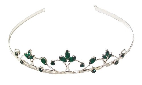 Fascia per ragazze Alice Band Fascinator corona ampia tiara sposa matrimonio diamante - Foto 2 di 15