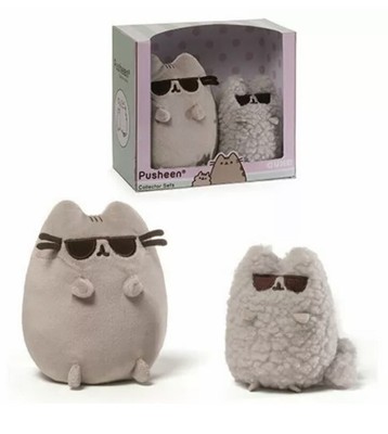 pusheen and stormy plush