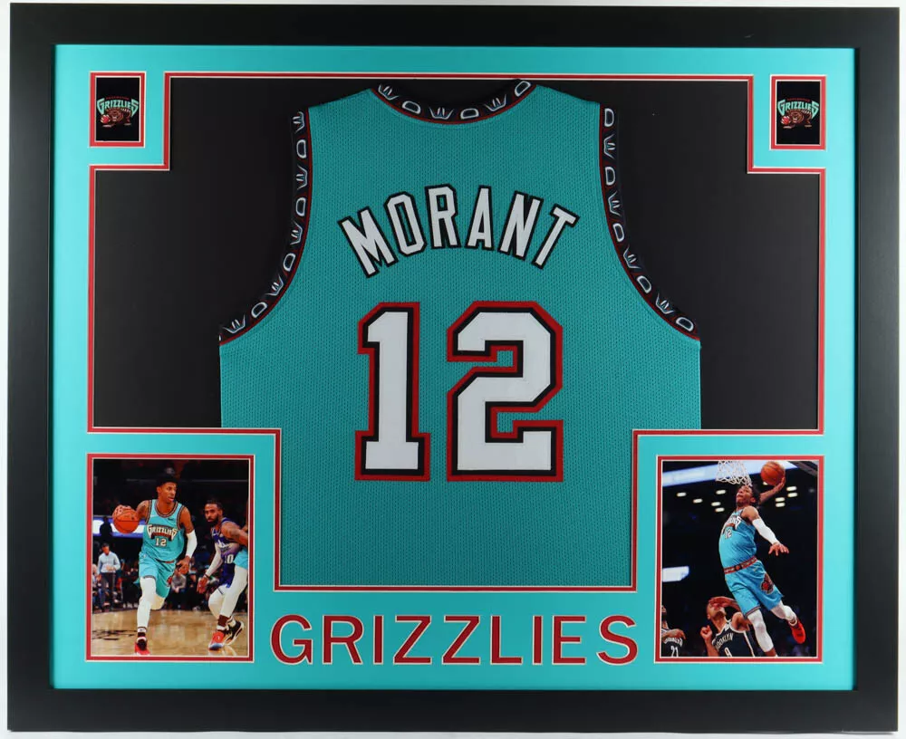  MW MERWEZI Ja Morant Jersey Art Memphis Grizzlies NBA