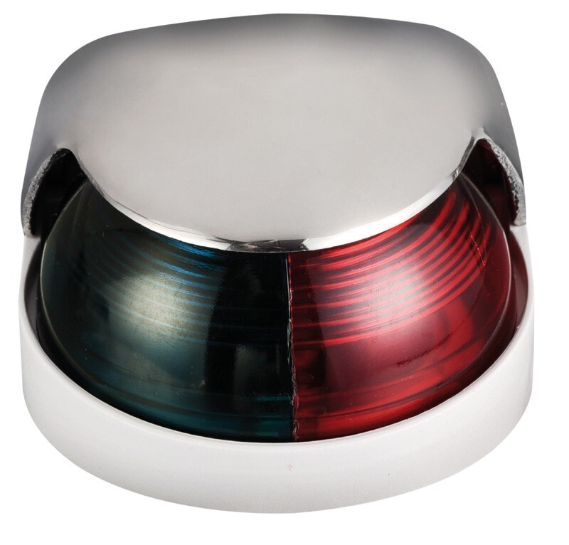 Deck Light AISI 316 225° Red / Green Bicolour - 11.507.05 of Osculati
