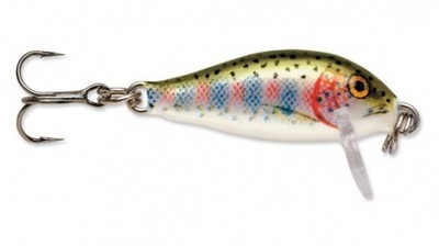 1 ounce rainbow trout lure Rapala Count Down CD01-RT Rainbow Trout 1