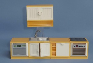 playmobil modern kitchen
