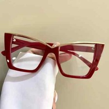 Brillenfassung Brillengestell Damen Designerbrille Katzenaugen neu