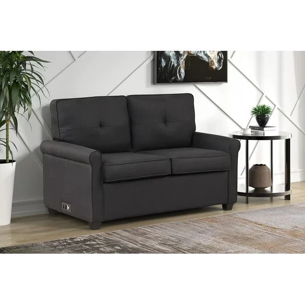Black Loveseat Sleeper Sofa Matttroy