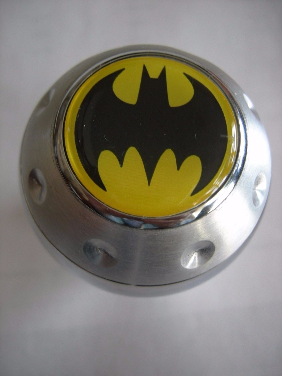 BATMAN LOGO ALUMINUM GEAR SHIFT KNOB TRANSMISSION SHIFTER | eBay