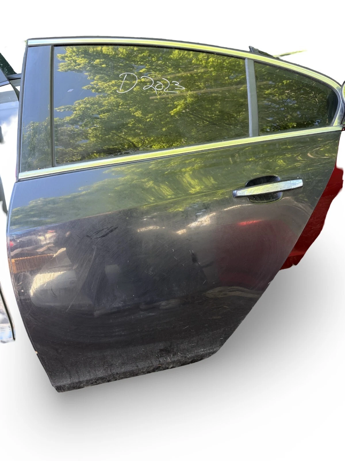 Actual Vauxhall Insignia left rear door exterior