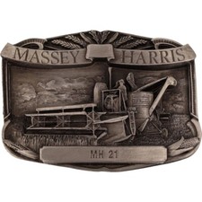 Massey Harris MH 21 Combine Harvester Ferguson Tractor NOS Vintage Belt Buckle