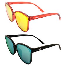 Global Vision Eyewear Athena Fashion Sunglasses for Women 2 Pairs Crystal Red
