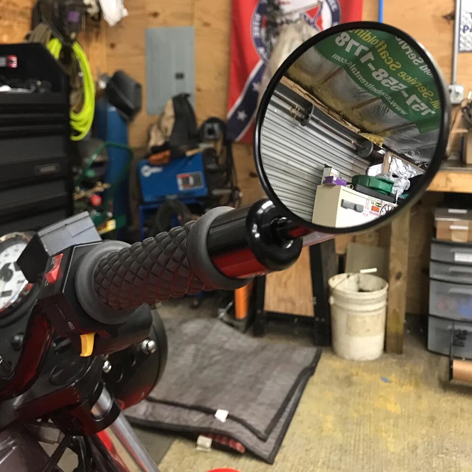 Концевые зеркала с ручкой для мотоцикла Cafe Racer 7/8 дюйма для Ducati Monster S4 S4R S2R - Изображение 2 из 4