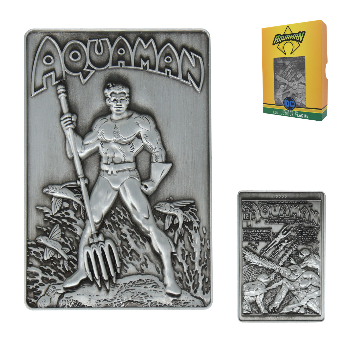 Fanattik Aquaman DC Comics Limited Edition Collectible Ingot - Image 3