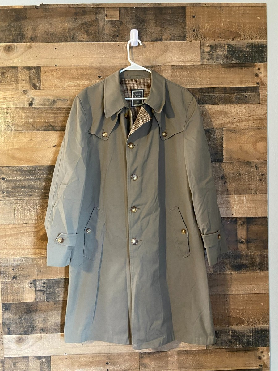 Christian Dior★ディオール★MONSIEUR★ダブルブレスト Vintage Christian Dior Monsieur Brown Double Breasted Trench Coat