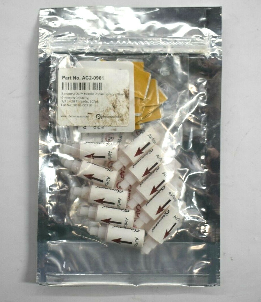 Phenomenex Security Cap Mobile Phase Safety Filter 1/4in-28