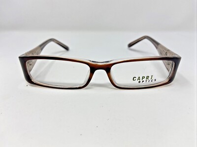 CAPRI Eyeglasses Frames VICKY 51-16-135 Brown/Beige Full Rim W193