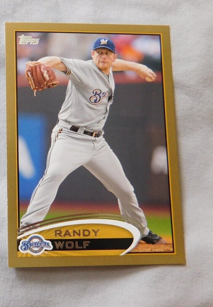 2012 Topps Gold #501-660 Baseball Card Pick one