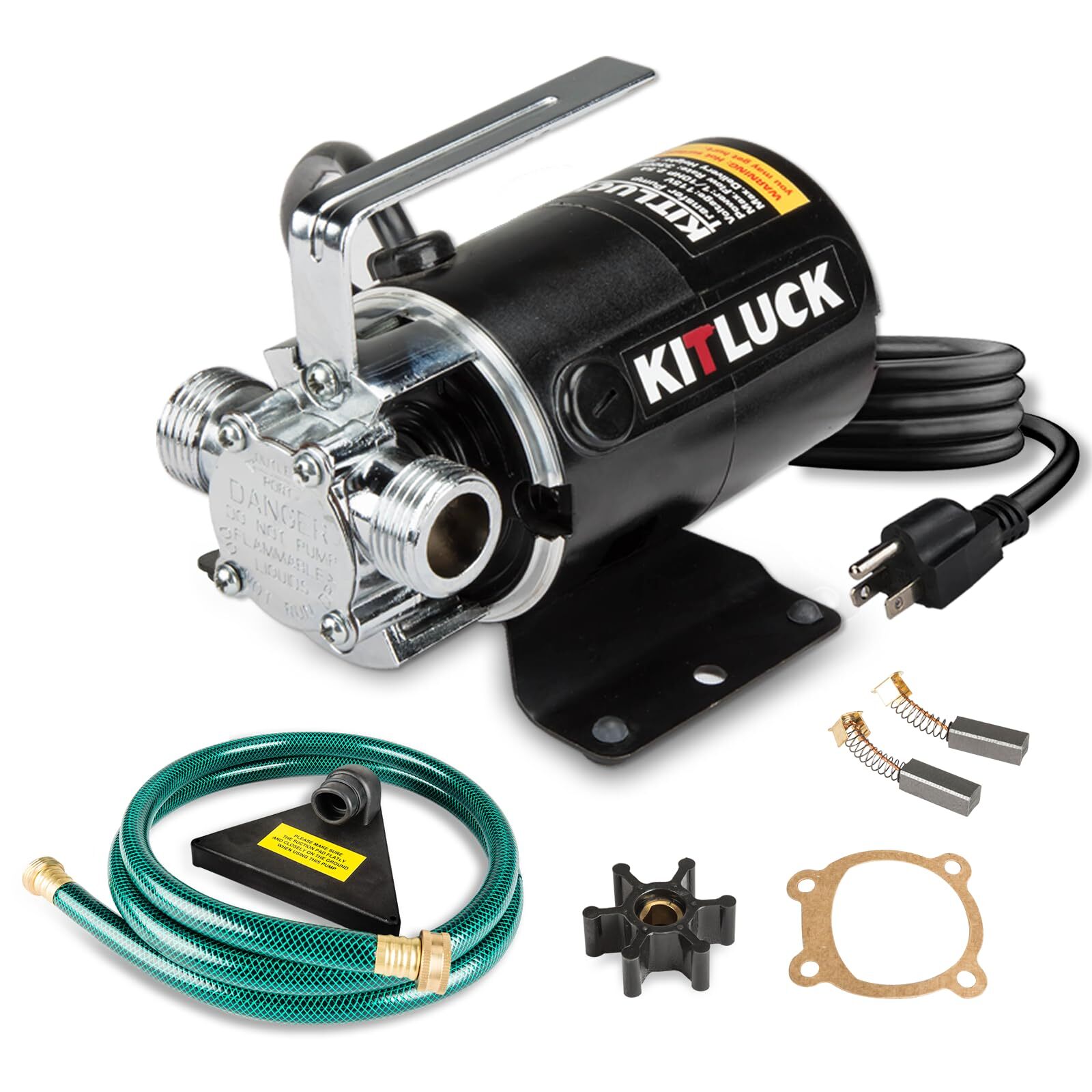 Water Transfer Pump, 115V 1/10HP 330GPH Utility Water Pump Electric With 6ft ...