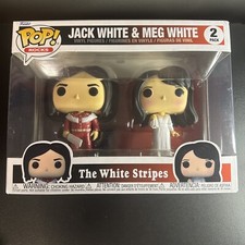 Funko Pop! Paquete de 2 Rocks: The White Stripes - Jack White - Meg White -