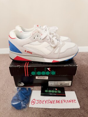 Diadora S8000 NYL ITA Micro Blue Made In Italy sz 7.5 C2992 Men