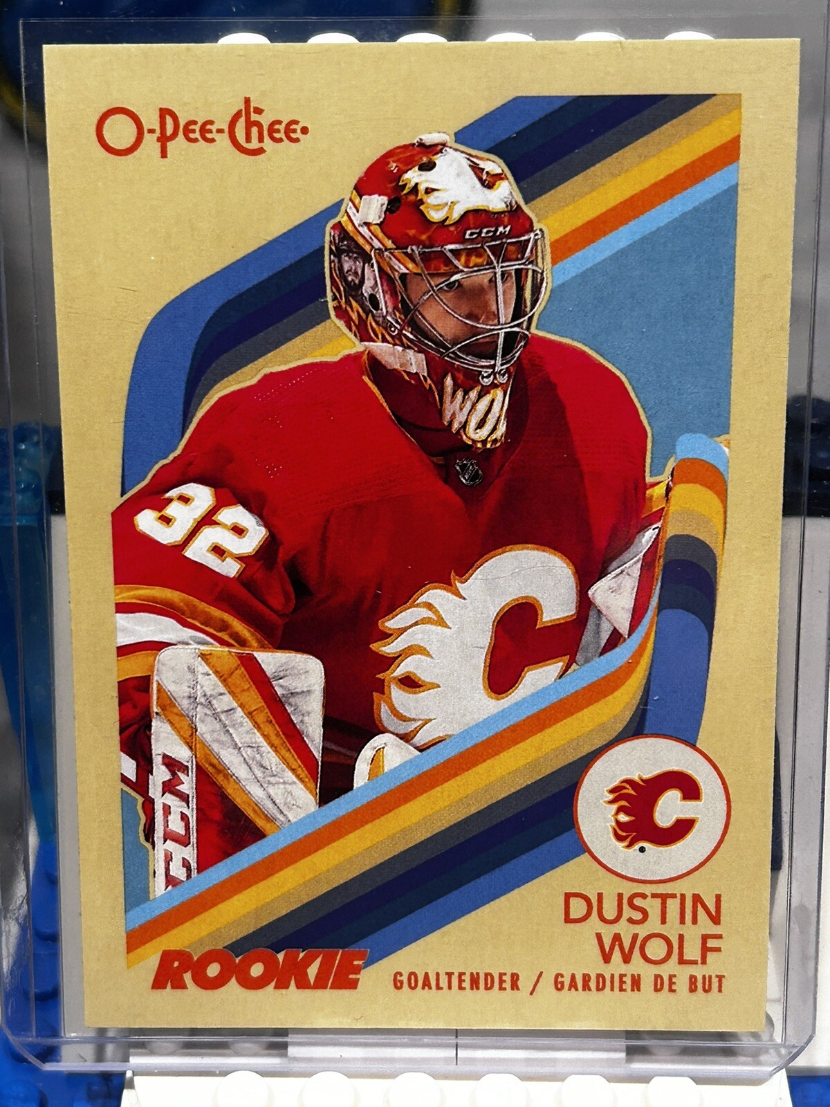 Dustin Wolf 2023-24 UD O-Pee-Chee Marquee Rookie Retro Calgary Flames #574