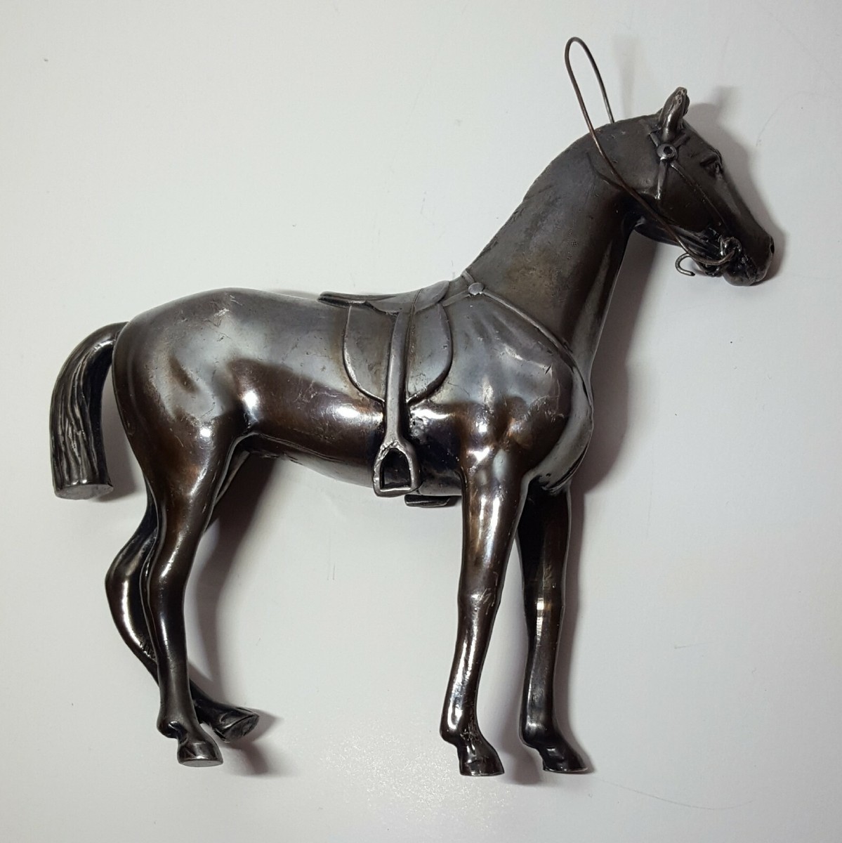 Jennings Bros Silver Plate Horse Figurine Early 20th Century
